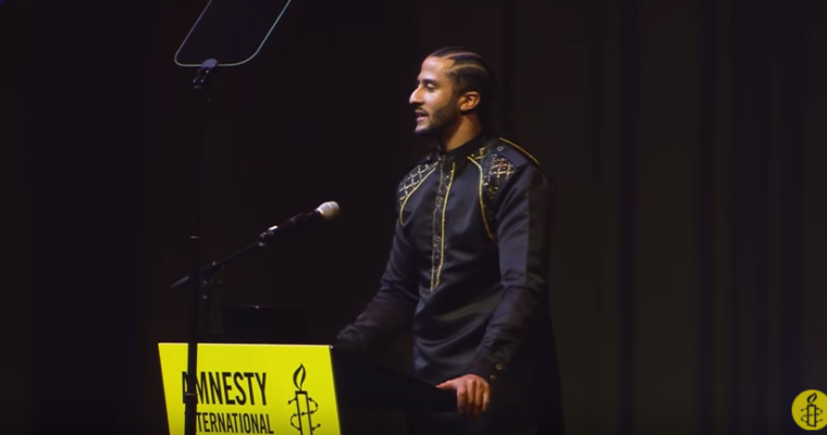 Colin Kaepernick, Amnesty International Ambassador of Conscience