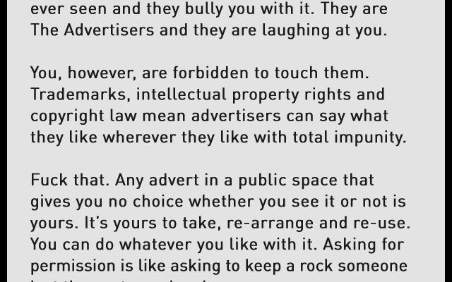 Bansky on Advertising